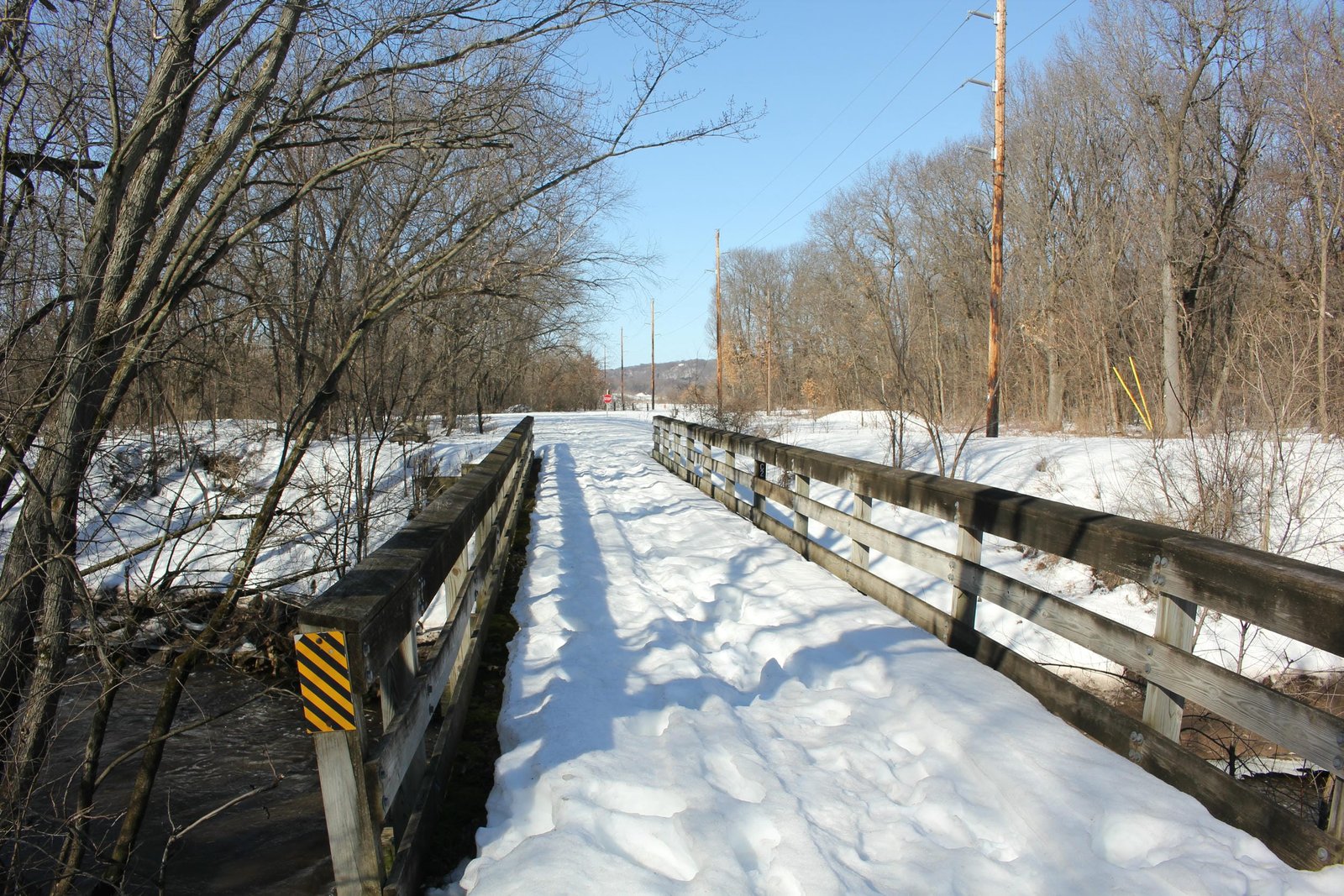 Looking west
